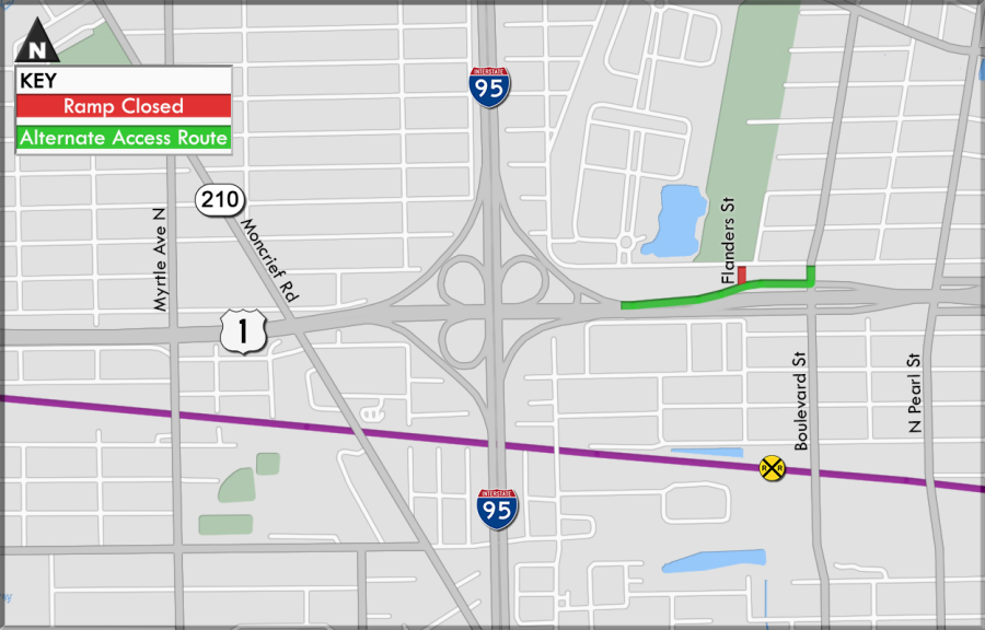 Proposed ramp closure